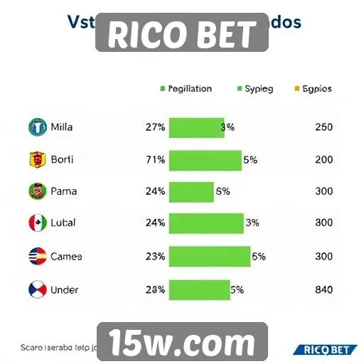 Estatísticas de usuários ativos no RICO BET
